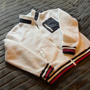White Navy & Red Men’s Track Suit